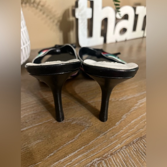 Isaac Colorful Kitten Heel Designer Isaac Mizrahi Italian Women's Size 9 - Picture 13 of 16